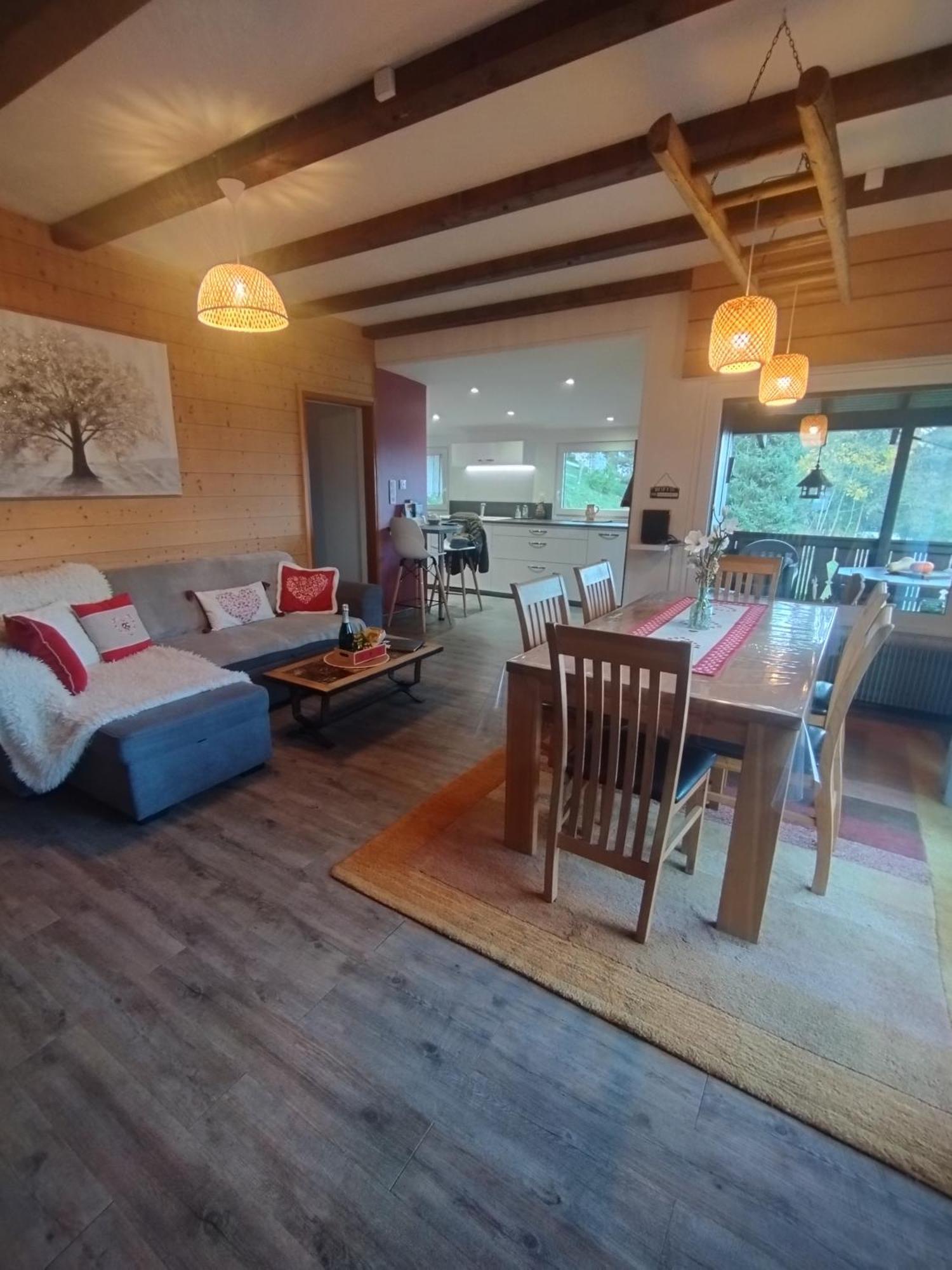 Chalet Au Bois Des Ecureuils Classe Trois Etoiles. 穆巴赫索蒙斯特 外观 照片